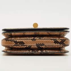 Pre Owned Tom Ford Brown Python Small Natalia Crossbody Bag