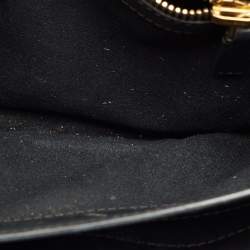 Pre Owned Tom Ford Black Watersnake Leather Small Natalia Crossbody Bag