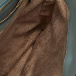 Pre Owned Tom Ford Mint Green Python Large Natalia Shoulder Bag