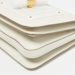 Pre Owned Tom Ford White Leather Small Natalia Crossbody Bag