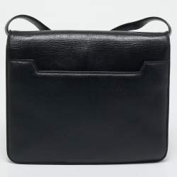 Pre Owned Tom Ford Black Leather Large Natalia Shoulder Bag