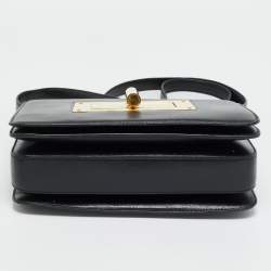Pre Owned Tom Ford Black Leather Large Natalia Shoulder Bag