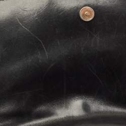 Pre Owned Tom Ford Black Leather Tara Chain Shoulder Bag