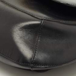 Pre Owned Tom Ford Black Leather Tara Chain Shoulder Bag