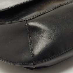 Pre Owned Tom Ford Black Leather Tara Chain Shoulder Bag