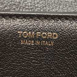 Pre Owned Tom Ford Black Leather Small Natalia Crossbody Bag