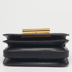 Pre Owned Tom Ford Black Leather Small Natalia Crossbody Bag