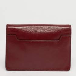 Pre Owned Tom Ford Natalia Red Leather Crossbody Bag