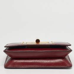 Pre Owned Tom Ford Natalia Red Leather Crossbody Bag