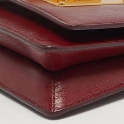 Pre Owned Tom Ford Natalia Red Leather Crossbody Bag