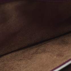 مملوكة مسبقًا Tom Ford Natalia Large Purple Ostrich Shoulder Bag