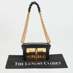 مملوكة مسبقًا Tom Ford Natalia Mini Black Leather Shoulder Bag