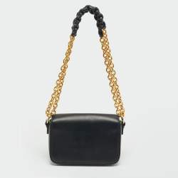 مملوكة مسبقًا Tom Ford Natalia Mini Black Leather Shoulder Bag
