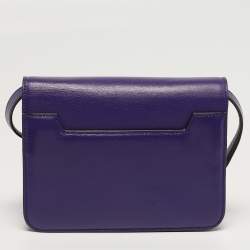 Pre Owned Tom Ford Natalia Small Purple Leather Shoulder Bag
