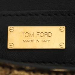 Pre Owned Tom Ford Sienna Metallic Python Leather Shoulder Bag