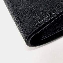 Pre Owned حقيبة كلتش توم فورد جينيفر جلد أسود توم فورد