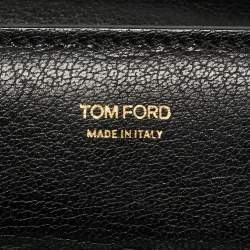 Pre Owned حقيبة كروس توم فورد ناتاليا جلد بورجوندي صغيرة