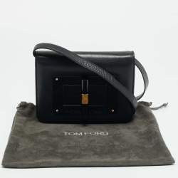 Pre Owned حقيبة كروس توم فورد ناتاليا جلد بورجوندي صغيرة