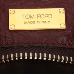 Pre Owned Tom Ford Alix Red Leather Shoulder Bag