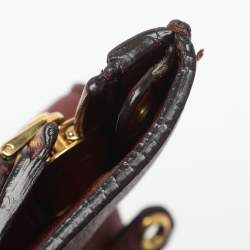 Pre Owned Tom Ford Alix Red Leather Shoulder Bag