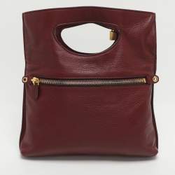 Pre Owned Tom Ford Alix Red Leather Shoulder Bag