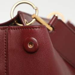 Pre Owned حقيبة توم فورد ناتاليا يد علوية جلد أحمر