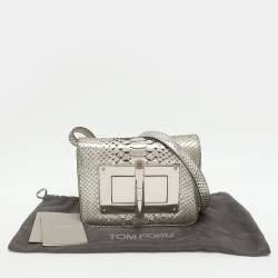 Pre Owned حقيبة كروس توم فورد ناتاليا جلد أسود صغيرة