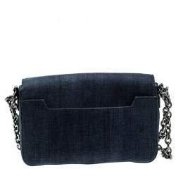Pre Owned Tom Ford Blue Denim Natalia Crossbody Bag