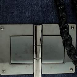 Pre Owned Tom Ford Blue Denim Natalia Crossbody Bag