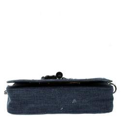 Pre Owned Tom Ford Blue Denim Natalia Crossbody Bag