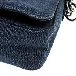 Pre Owned Tom Ford Blue Denim Natalia Crossbody Bag