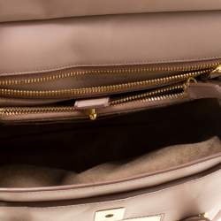 Tom Ford Beige Leather Icon Top Handle Bag