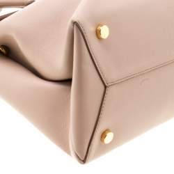 Tom Ford Beige Leather Icon Top Handle Bag