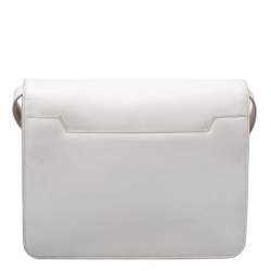 Pre Owned Tom Ford Cream Leather Large Natalia Shoulder Bag