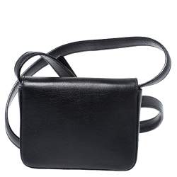 Pre Owned Tom Ford Black Leather Small Natalia Crossbody Bag