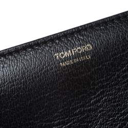 مملوكة مسبقًا Tom Ford Black Leather Natalia Crossbody Bag