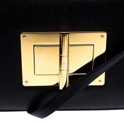 Pre Owned Tom Ford Black Leather Natalia Crossbody Bag