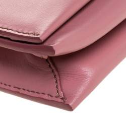 Pre Owned Tom Ford Pink Leather TF Small Chain Crossbody Bag