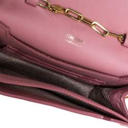 Pre Owned Tom Ford Pink Leather TF Small Chain Crossbody Bag