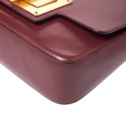 Tom Ford Red Leather Medium Natalia Day Shoulder Bag