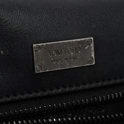 Pre Owned Tom Ford Metallic Silver Python Small Chain Natalia Shoulder Bag