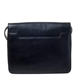 Pre Owned Tom Ford Black Leather Large Natalia Shoulder Bag