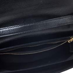 Pre Owned Tom Ford Black Leather Large Natalia Shoulder Bag