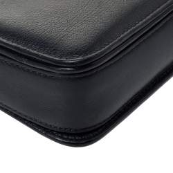 Pre Owned Tom Ford Black Leather Large Natalia Shoulder Bag