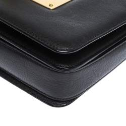 Tom Ford Black Leather Large Natalia Shoulder Bag