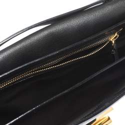 Tom Ford Black Leather Large Natalia Shoulder Bag