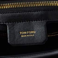 Pre Owned Tom Ford Black Leather Icon Tote