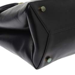 Pre Owned Tom Ford Black Leather Icon Tote