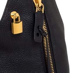 Tom Ford Black Leather Alix Hobo