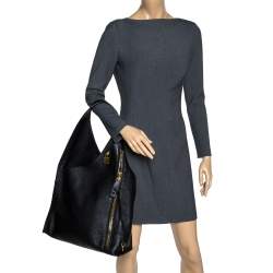 Tom Ford Black Leather Alix Hobo